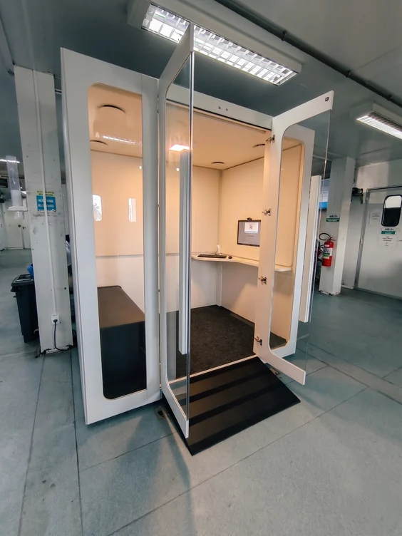 Cabine de teleconsulta do Sistema Ilza